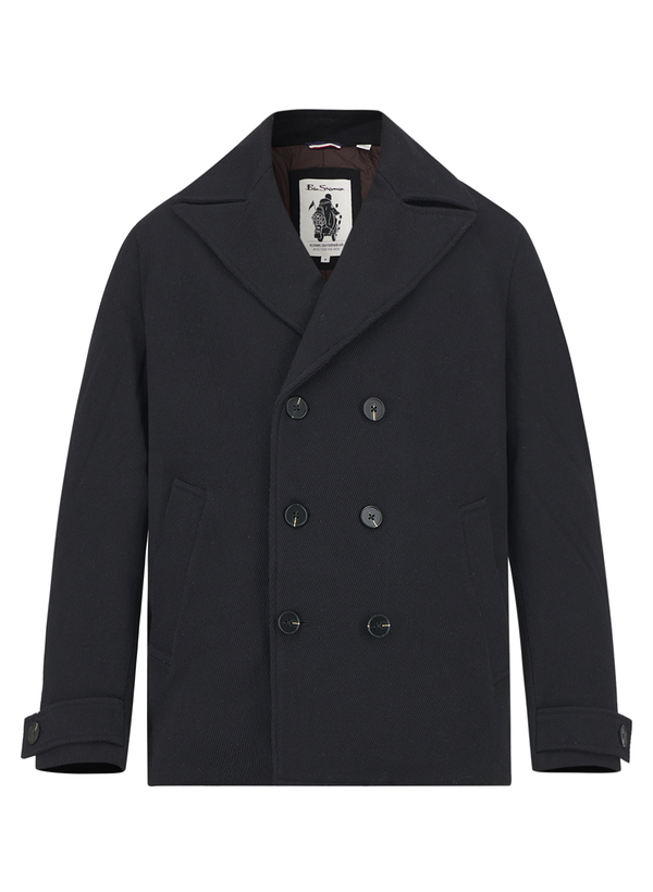 Cabanjacke, Wolle, navy