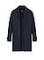 Mantel Clark, Relaxed Fit, Mikrofaser wasserabweisend, dunkelblau - dunkelblau