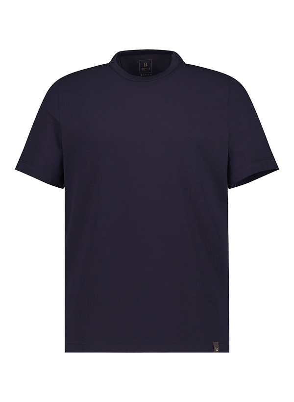 T-Shirt, Regular, B Tech, Stretch-Jersey, navy strukturiert