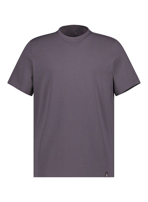 T-Shirt, Supima Baumwolle-Stretch, dunkelgrau