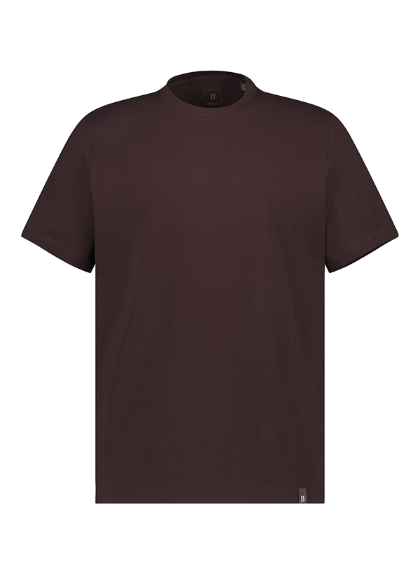 T-Shirt, Supima Baumwolle-Stretch, dunkelbraun