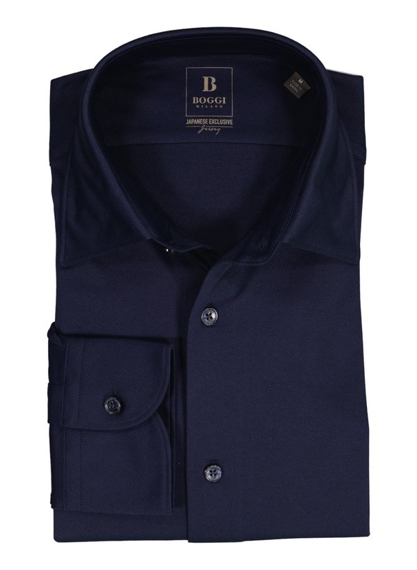 Hemd, Regular, Jersey, Kent, navy