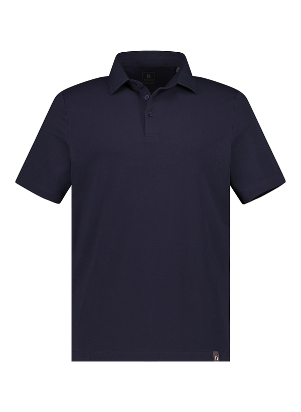 Polo-Shirt, Regular, Baumwoll-Stretch, Jersey, navy