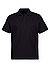 Polo-Shirt, Regular, Baumwoll-Piqué, schwarz - schwarz