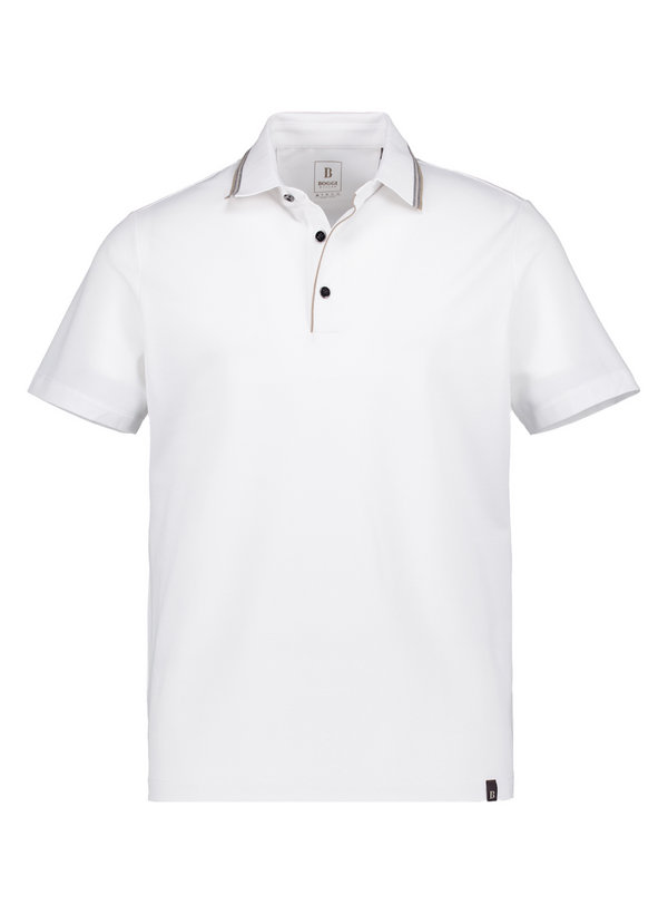 Polo-Shirt, Regular, Baumwoll-Piqué, weiß