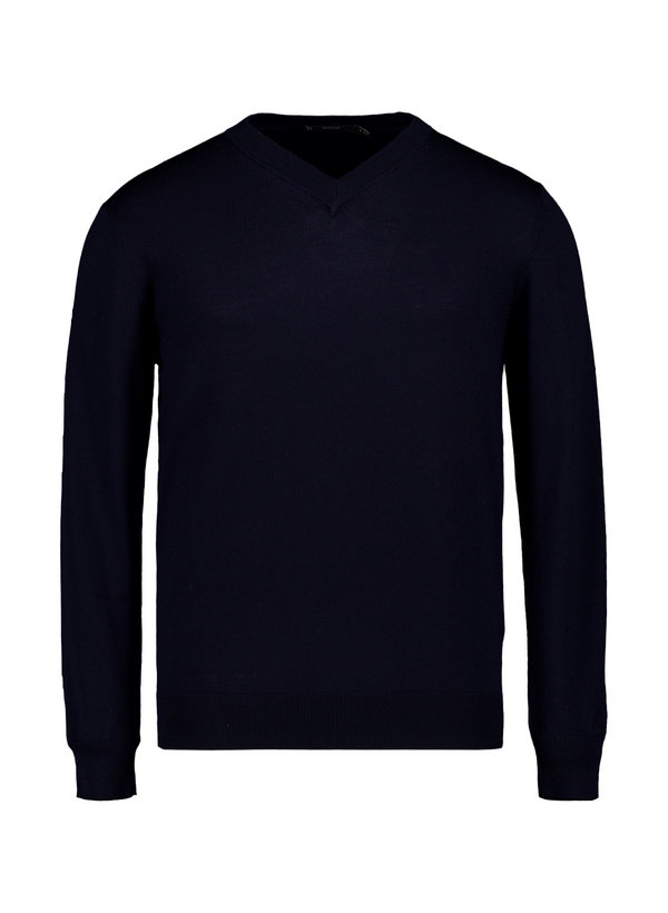 Pullover, Regular, Merinowolle extrafein, navy