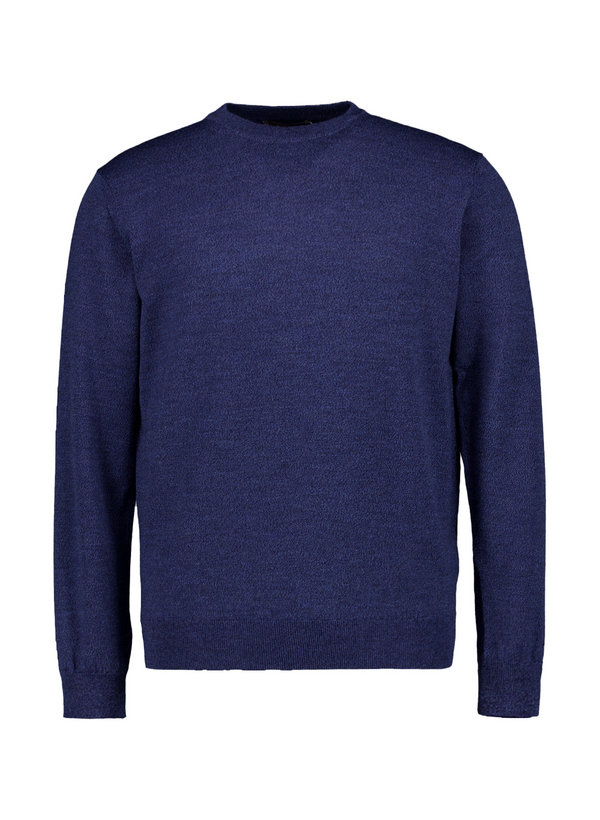 Pullover, Regular, Merinowolle extrafein, indigo meliert