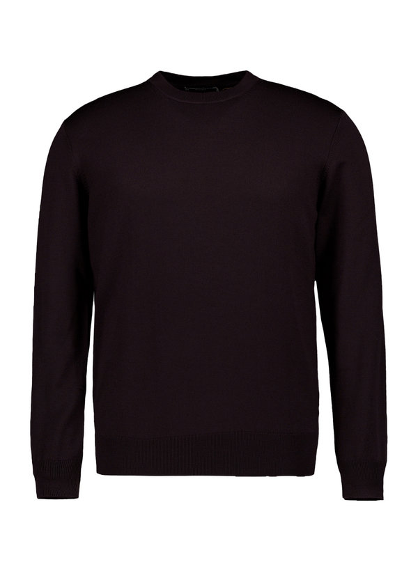 Pullover, Regular, Merinowolle extrafein, dunkelbraun