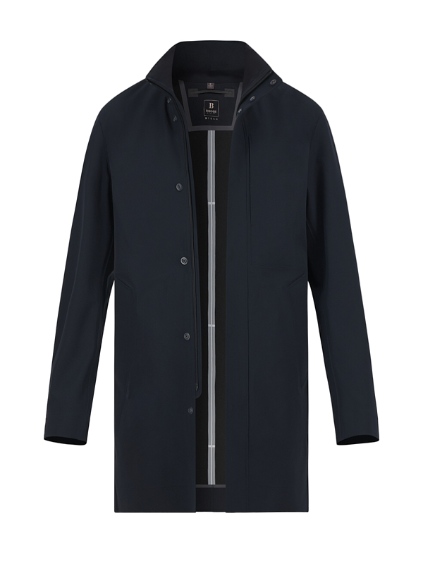 Funktionsmantel, Mikrofaser ungefüttert, navy