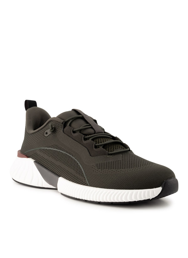 Sneaker, Strick Mesh, militärgrün