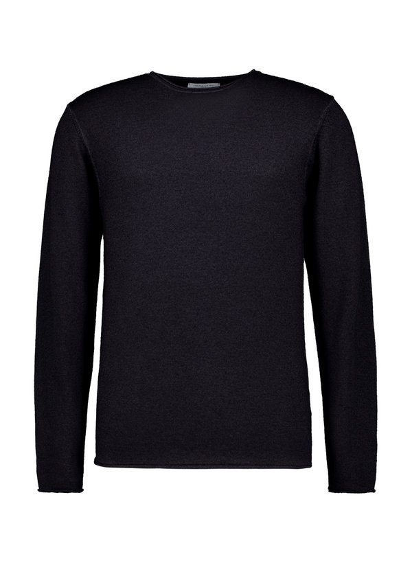 Pullover, Merinowolle extrafein, anthrazit meliert