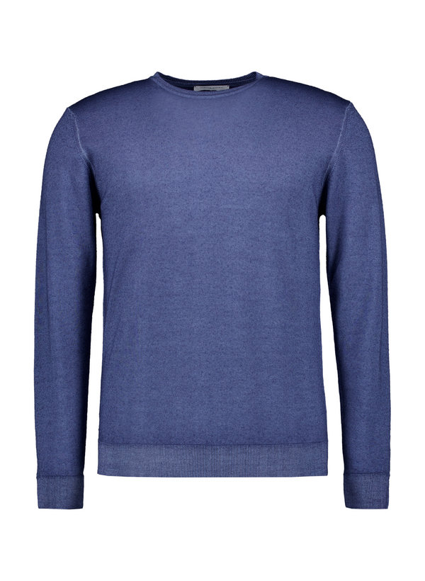 Pullover, Merinowolle extrafein, indigo meliert