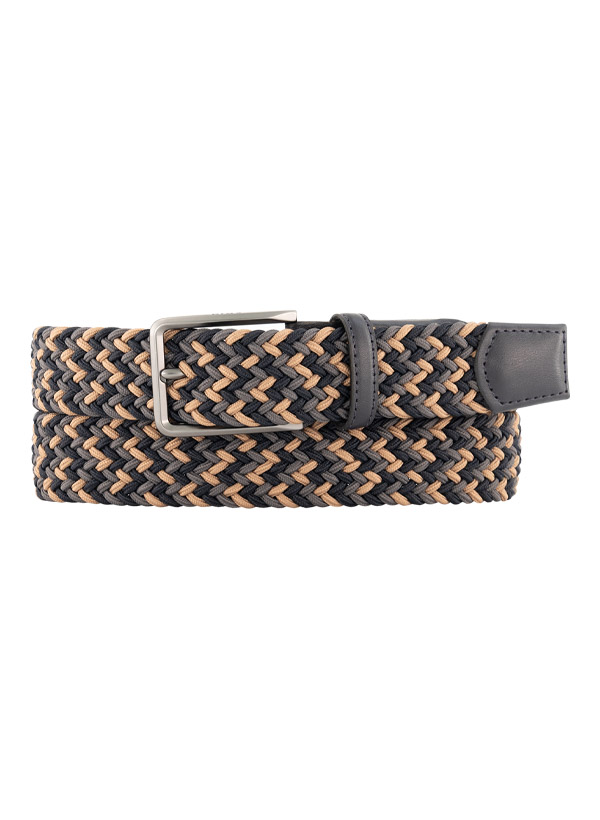 beige-gau-navy, Breite ca. 3,5 cm
