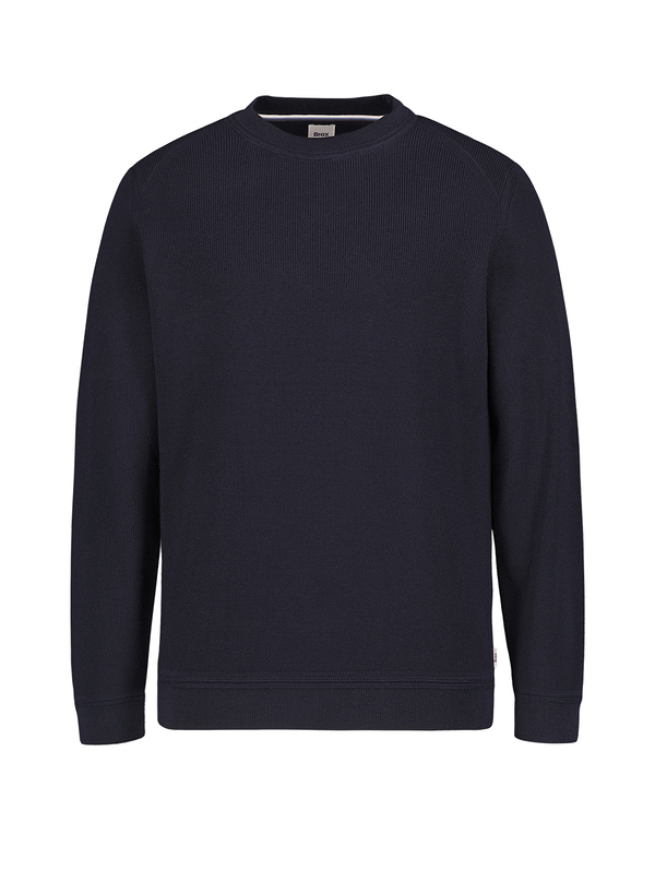 Brax Herren Pullover blau unifarben