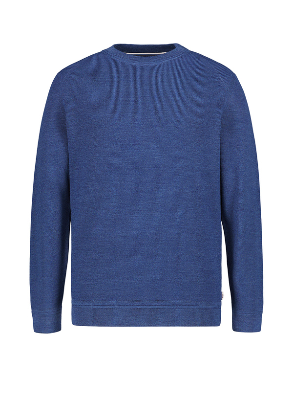 Brax Herren Pullover blau unifarben