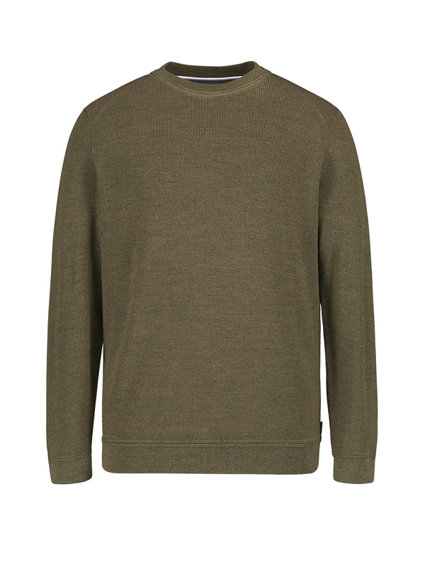 Brax Herren Pullover grün unifarben
