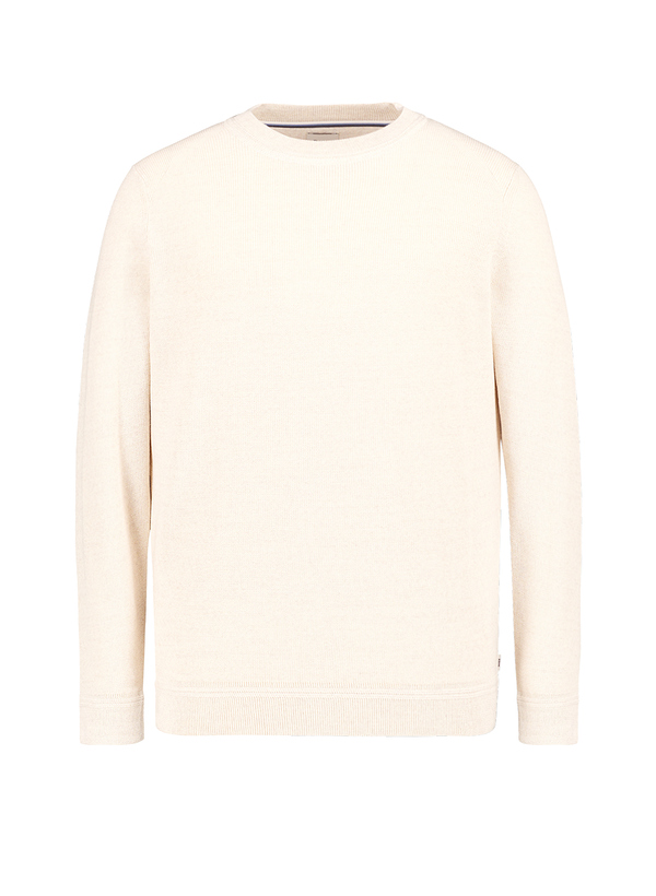 Brax Herren Pullover weiß unifarben