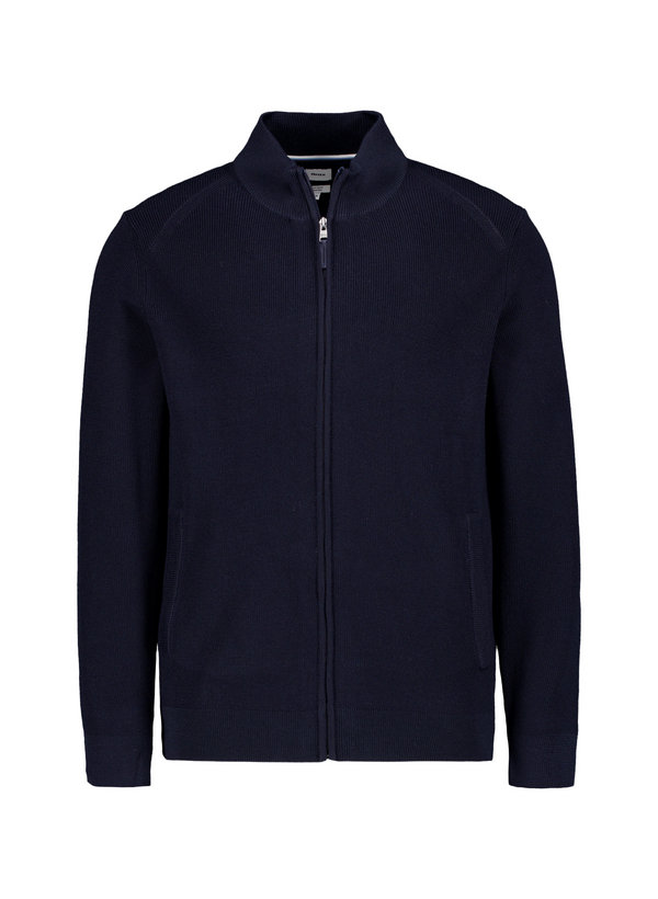Cardigan John, Baumwolle-Wolle, navy