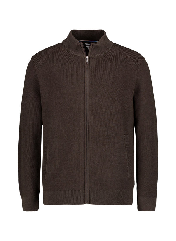 Cardigan John, Baumwolle-Wolle, schokobraun