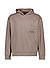 Hoodie, Baumwolle, taupe - taupe