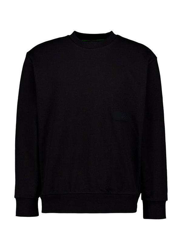 Sweatshirt, Baumwolle, schwarz