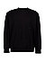 Sweatshirt, Baumwolle, schwarz - schwarz