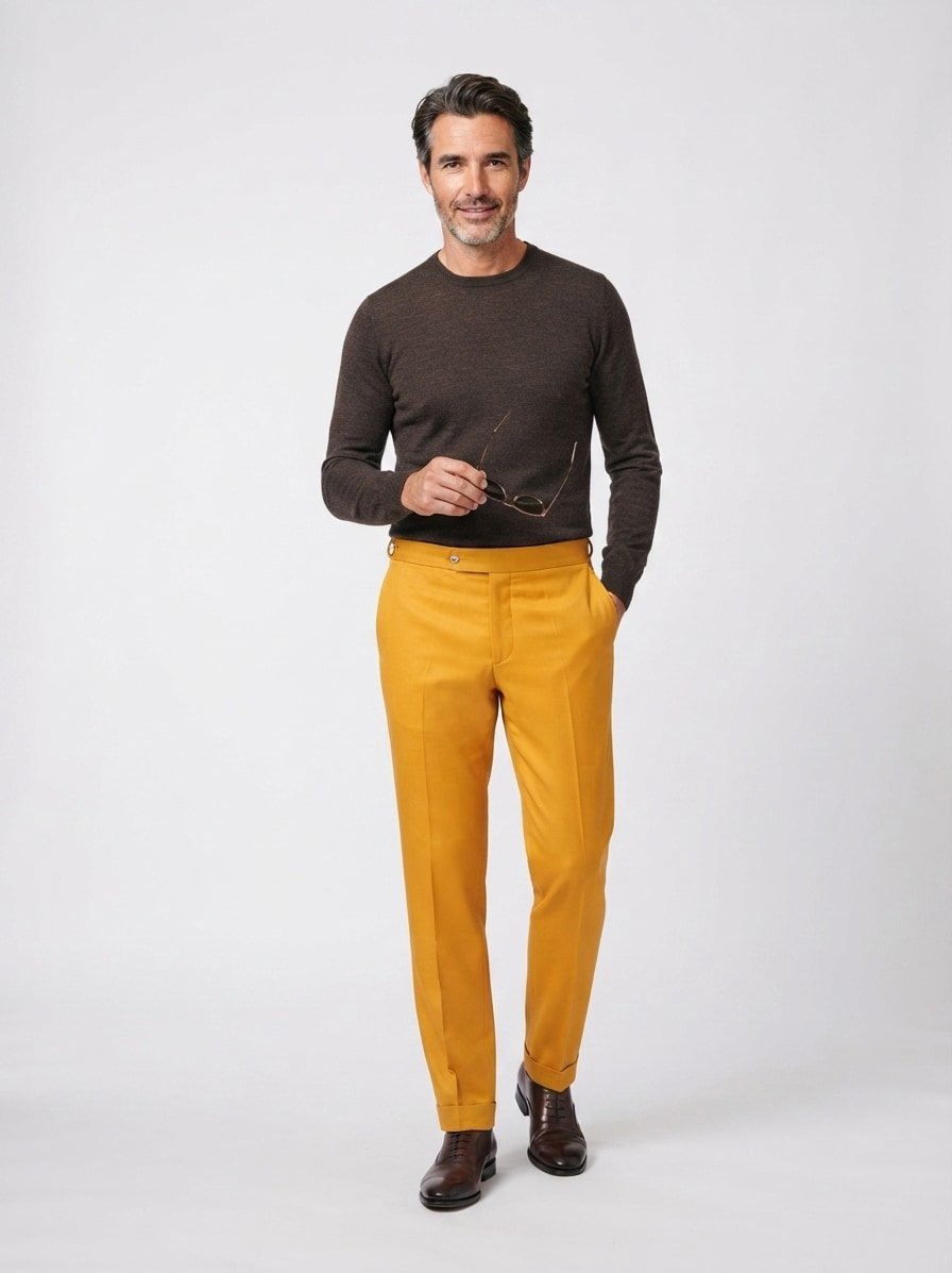 Hose Tourist, Slim Fit, Baumwoll-Stretch, kupfer