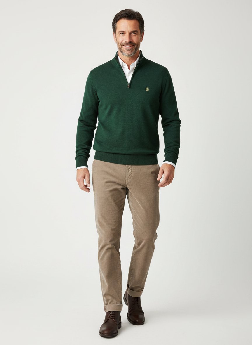 Hose Parma, Regular Fit, Cord, hellgrau