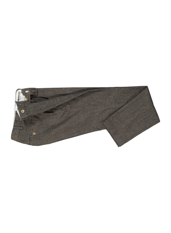 HILTL Herren Hosen beige gemustert Slim Fit