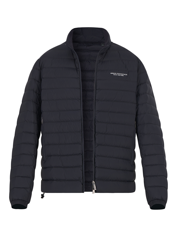 Daunenjacke, Mikrofaser, navy