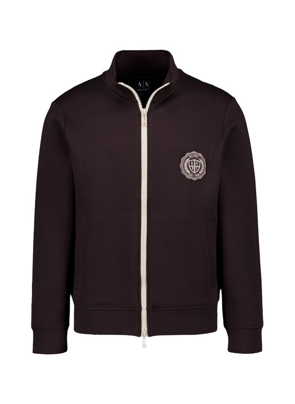 Sweatjacke, Scuba, braun