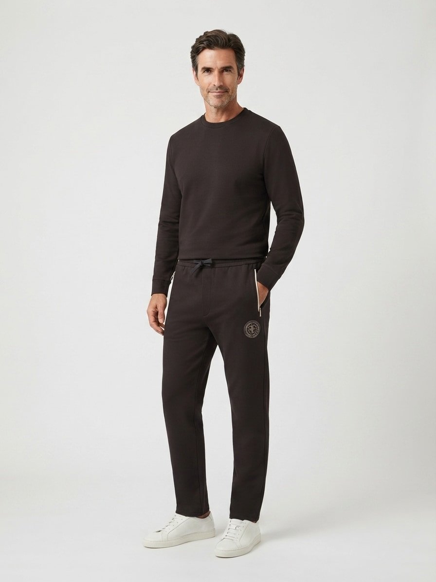 Sweatpants, Scuba, braun