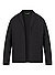 Jacke, Mikrofaser wasserabweisend, Revers, schwarz - schwarz