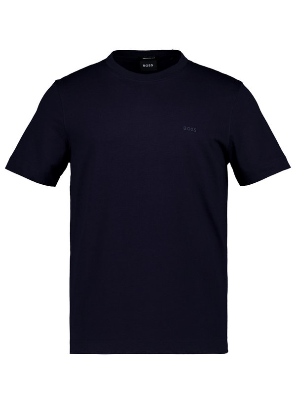 T-Shirt, Regular, Baumwolle, dunkelblau