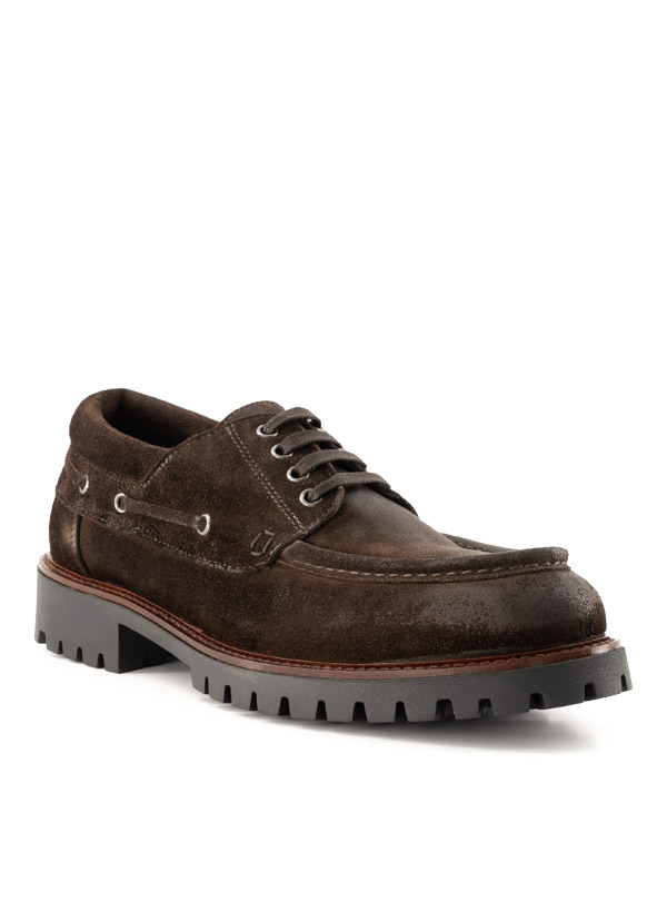 Schnürschuhe Kyoto 40, Veloursleder geölt, terra