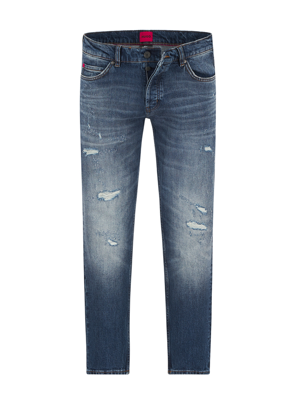 Jeans 634, Tapered, Baumwoll-Stretch, blau