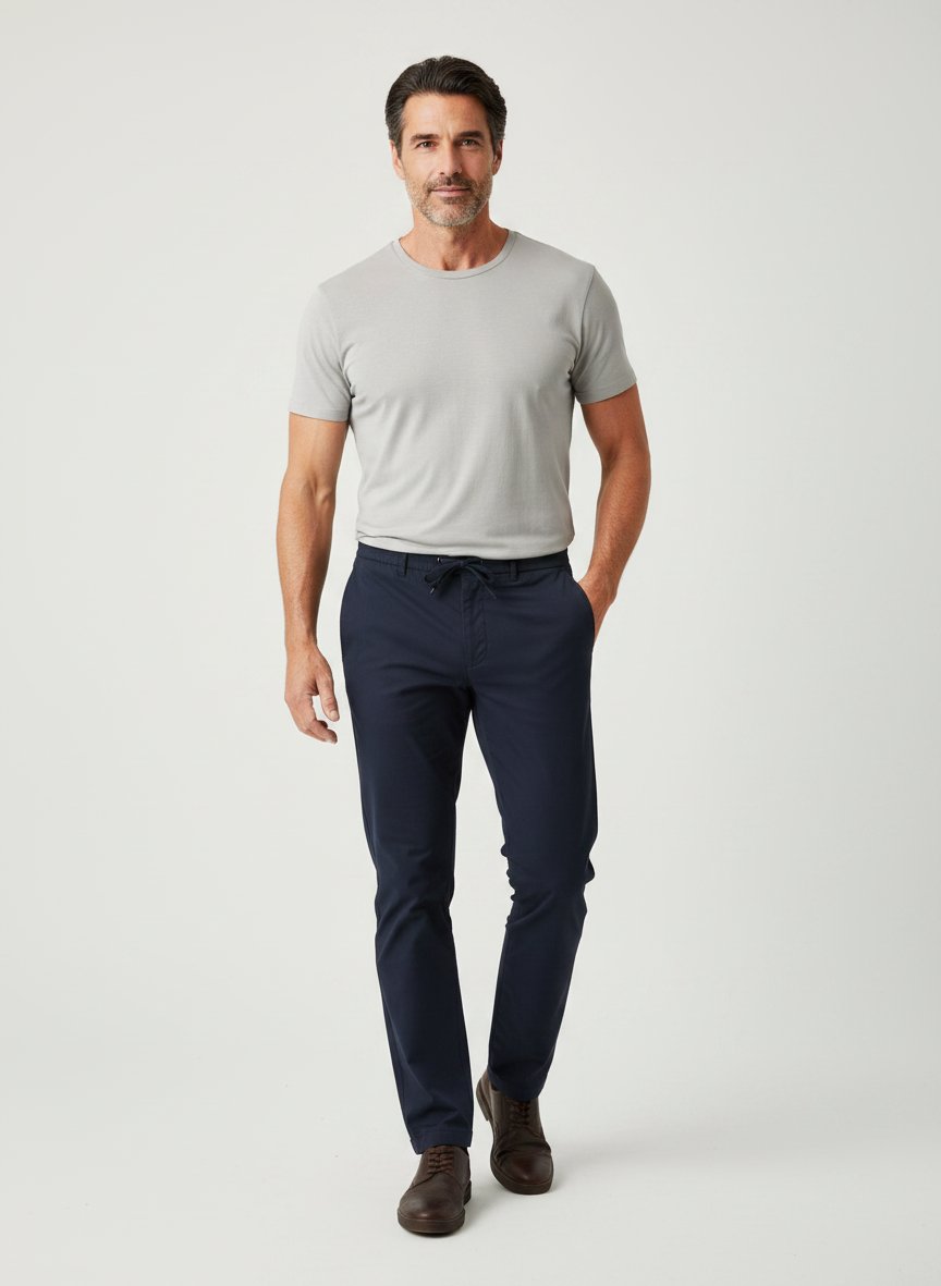 Hose Travel, Performence-Stretch, dunkelblau