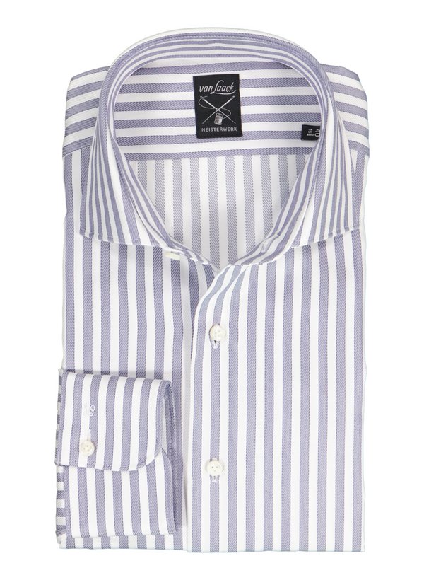 Hemd, vl-Mivara-TF, Tailor, Twill, Kent, navy-weiß gestreift