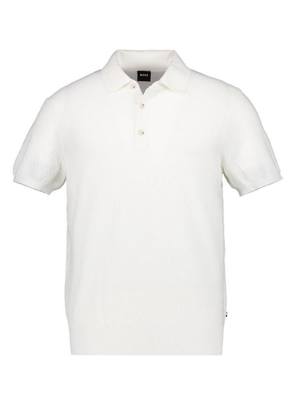 Polo-Shirt, Strick, ecru
