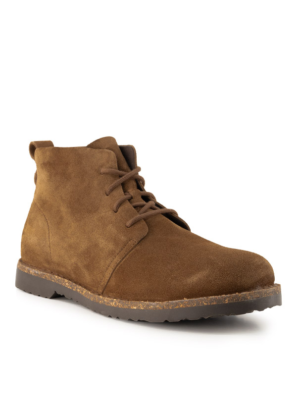 Desert Boots Uppsala Mid, Veloursleder, Normale Passform, dark tea