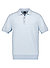 Polo-Shirt, Strick, hellblau - hellblau