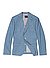 Sakko DiNick Jersey halbgefüttert, blau meliert - blau