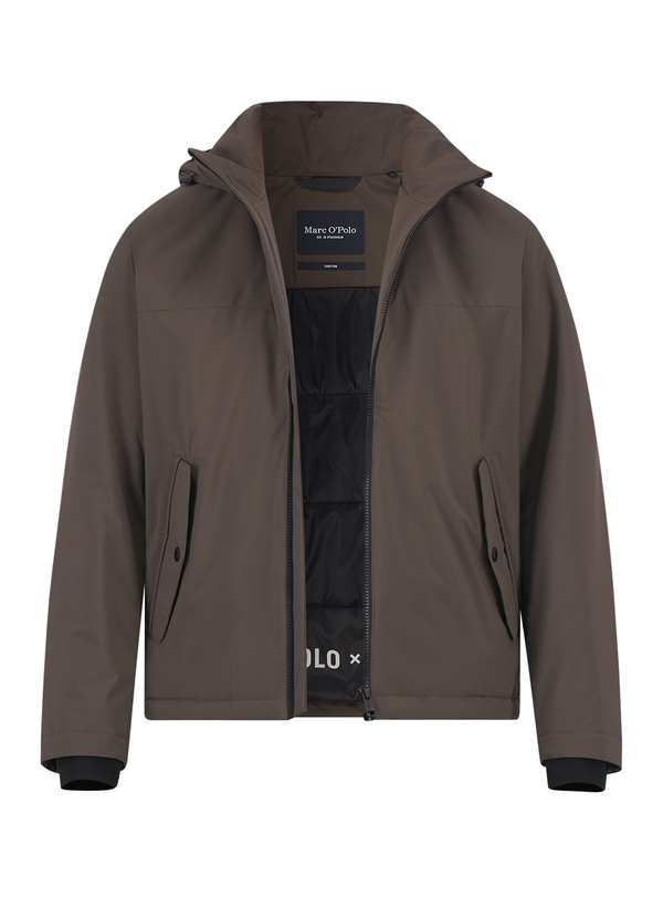 Fuktionsjacke, Mikrofaser wasserabweisend, oliv