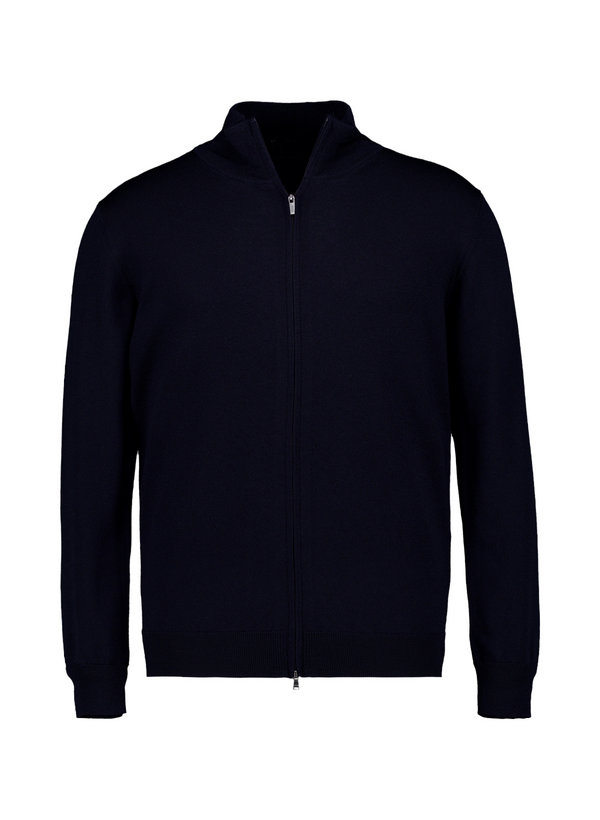 Cardigan, Merinowolle extrafein, navy