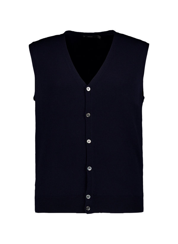 Strickweste, Merinowolle extrafein, navy