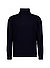 Rollkragenpullover, Merinowolle extrafein, navy - navy-blau