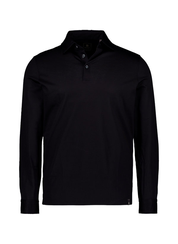 Polo-Shirt, Pima Baumwoll-Jersey, schwarz