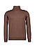 Rollkragenpullover, Merinowolle extrafein, braun - braun