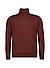Rollkragenpullover, Merinowolle extrafein, orangebraun - dunkelorangebraun