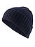 Strickmütze, Wolle, navy - navy-blau
